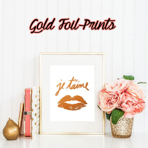 Gold Foil Prints