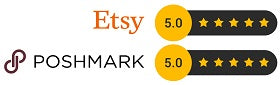 My Blue Avenue is 5-star rated on Poshmark and Etsy