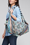 Large Tote with Tassels - Multi