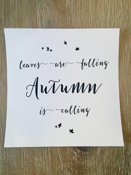Autumn is Calling - Fall Collection - Limited Time Only!