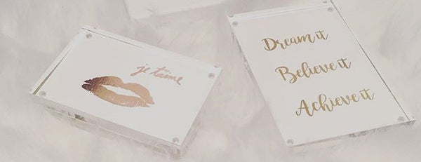 Foil Print Paperweights