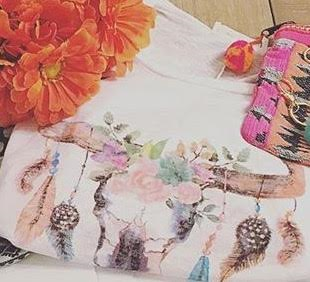 Bull Print Knit Top