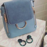 Capri Blue Mini Backpack/Handbag