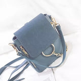 Capri Blue Mini Backpack/Handbag