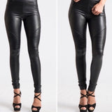 Noelle Fleece Lined Moto Leggings